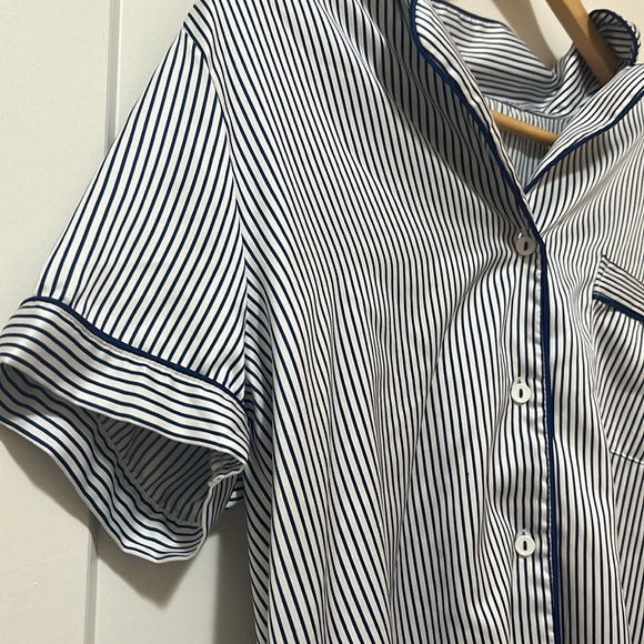 Vintage stripped PJ set - Blue & White - Women’s M/L - Picture 4 of 10